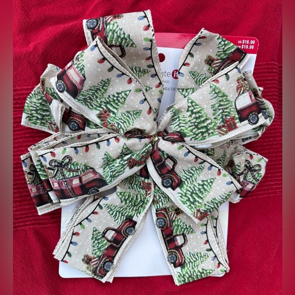 NWT Christmas Xmas tree topper bows bundle 5 total - Picture 4 of 8
